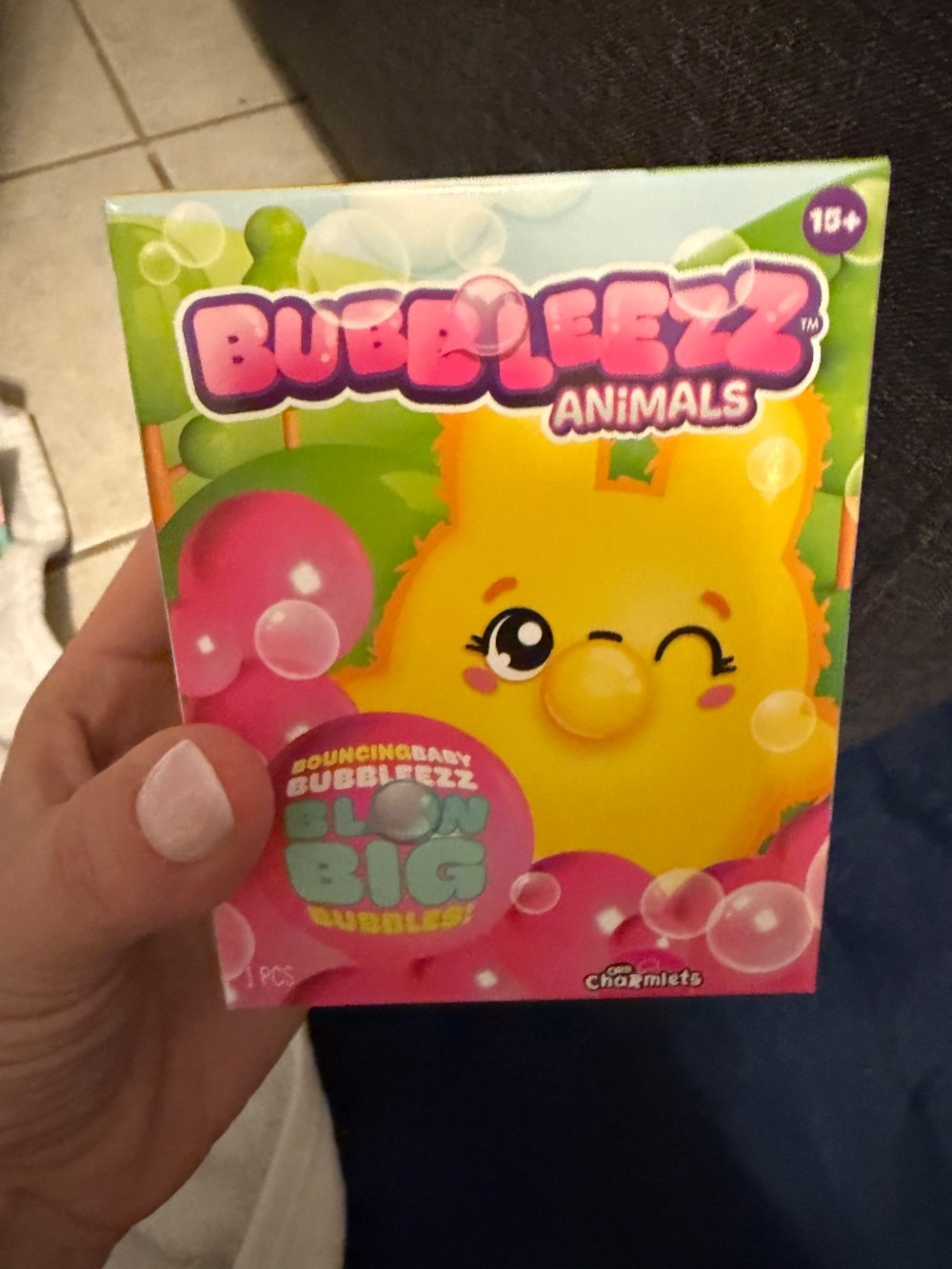 ORB Charmlets Bubbleezz Animals Mystery Squishy Keychain